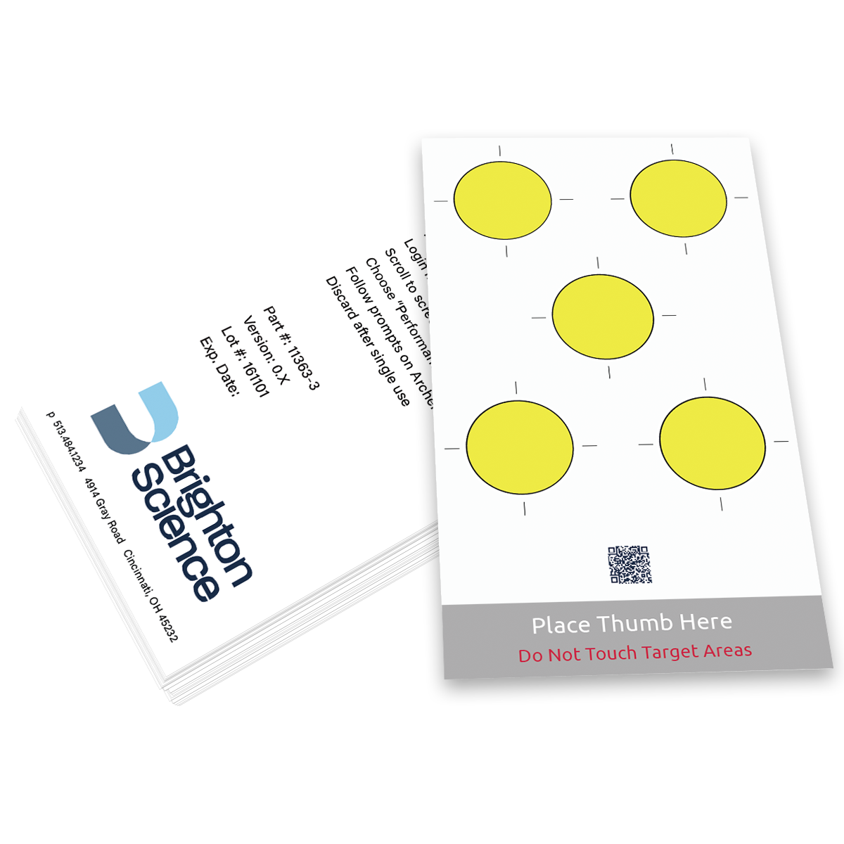 Performance Check Surface Packs (PCS) - Brighton Science